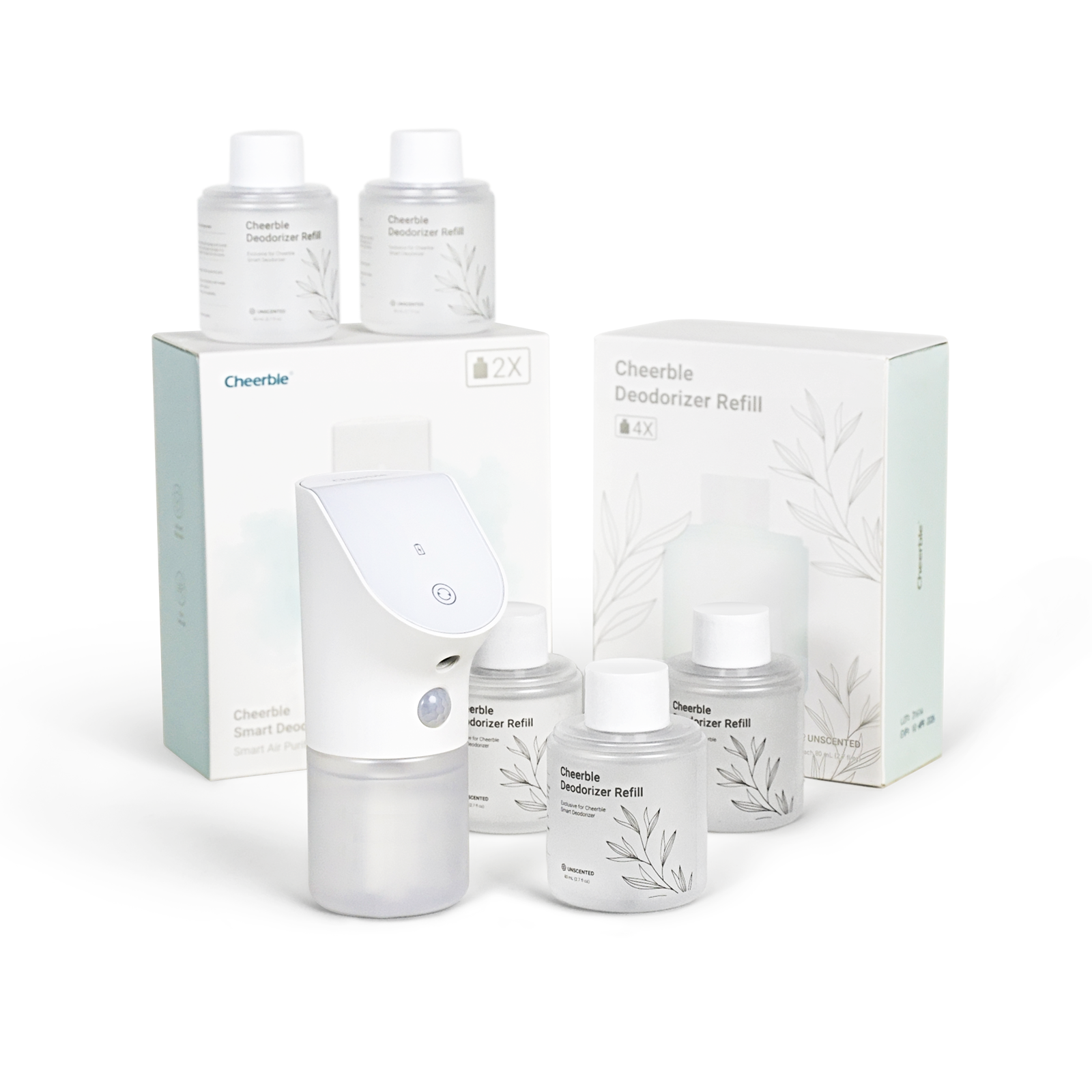 Cheerble Smart Deodorizer Bundle with Refills