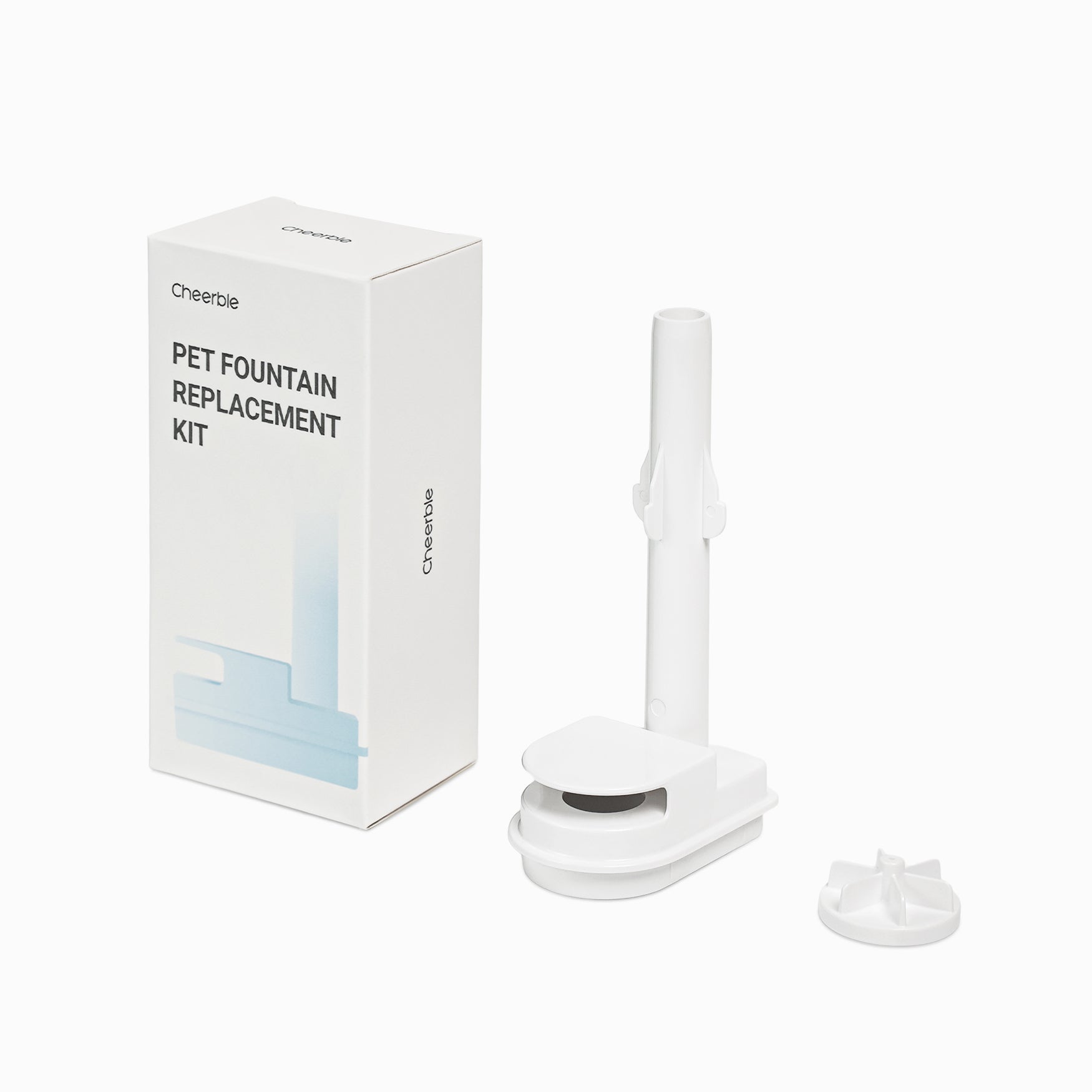 Cheerble Pet Fountain Replacement Kit for E1 \E1+\E1 Lite models