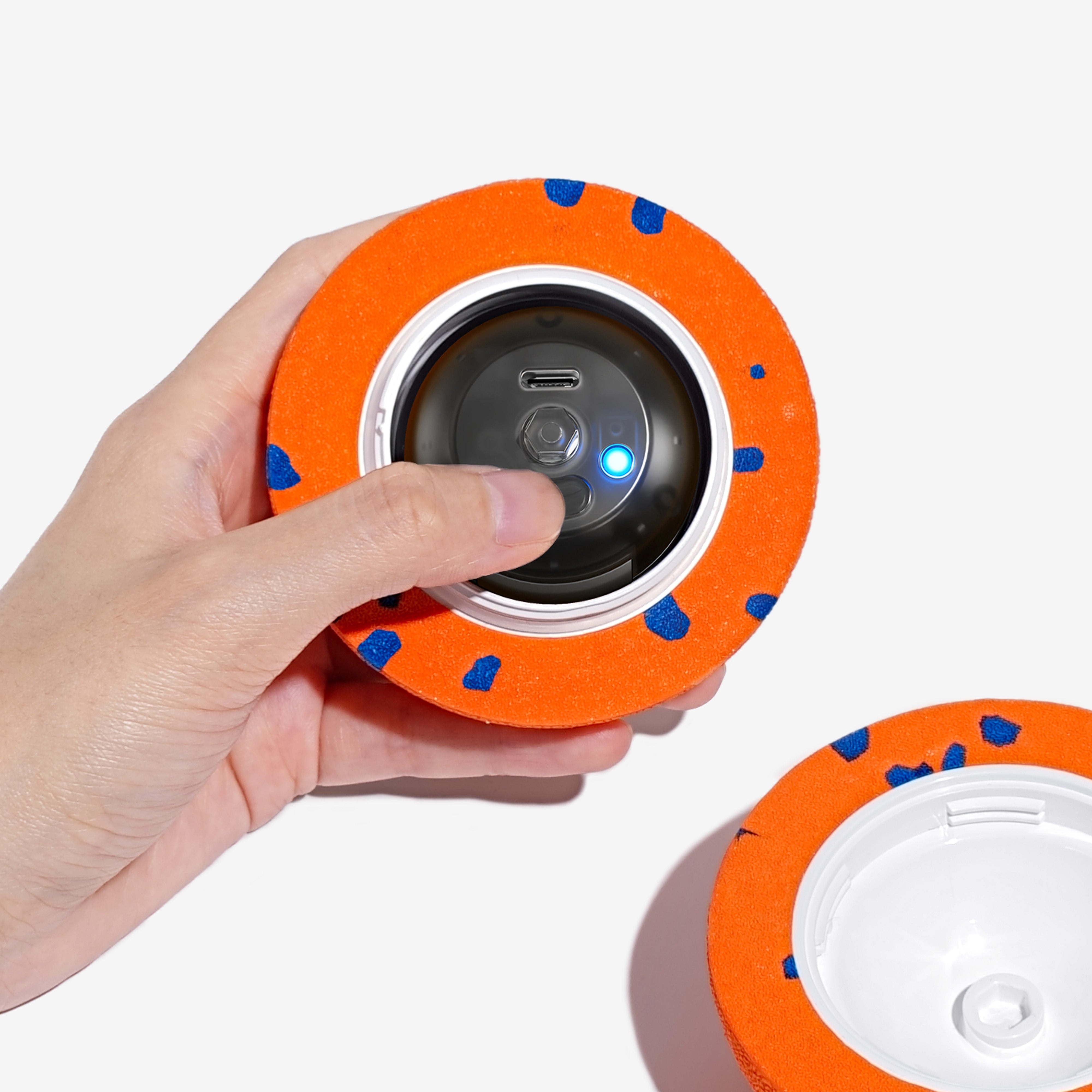 Activating the Cheerble Wicked Ball Air Smart Dog Toy #Color_Bright Orange
