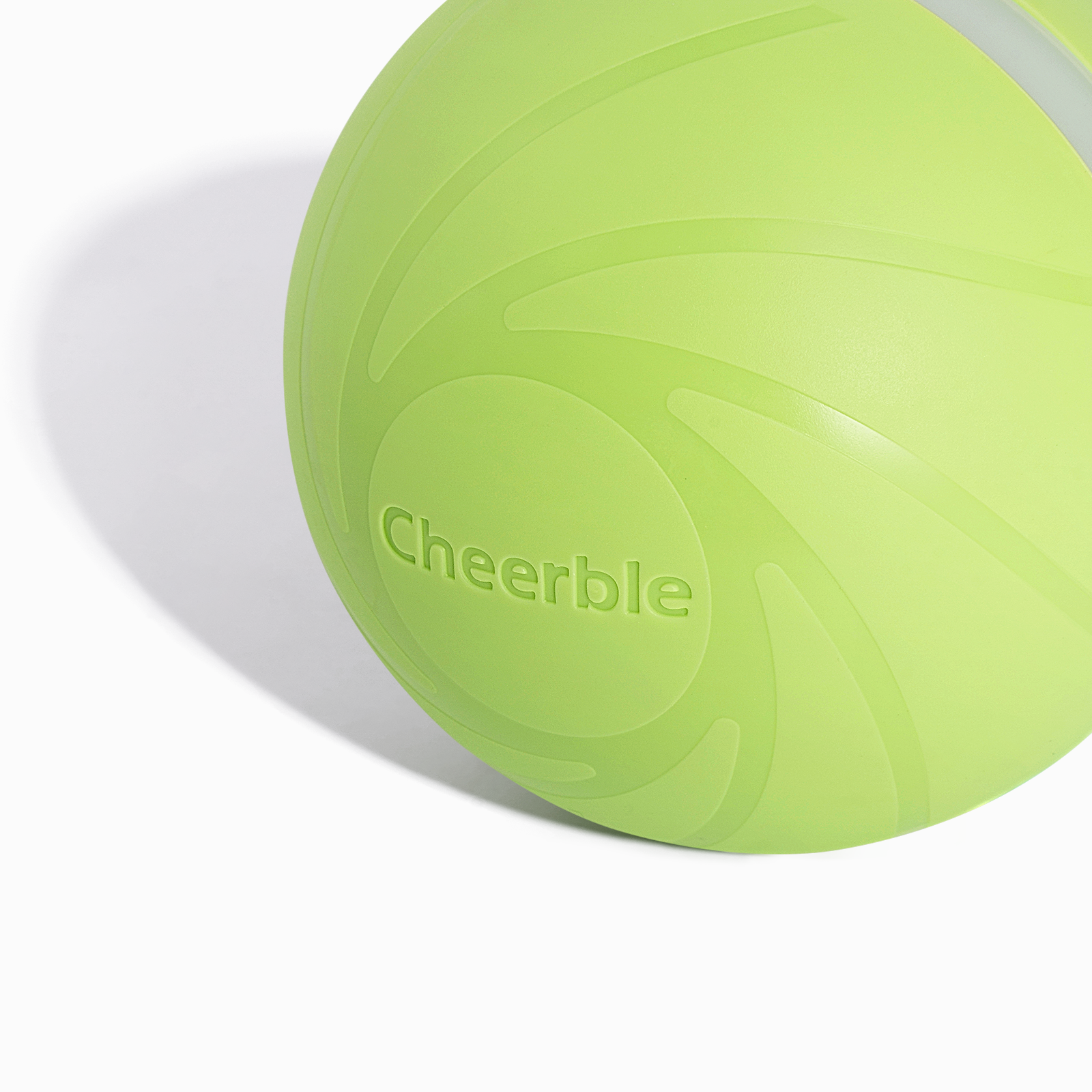 Cheerble Wicked Ball - Lime green interactive pet toy