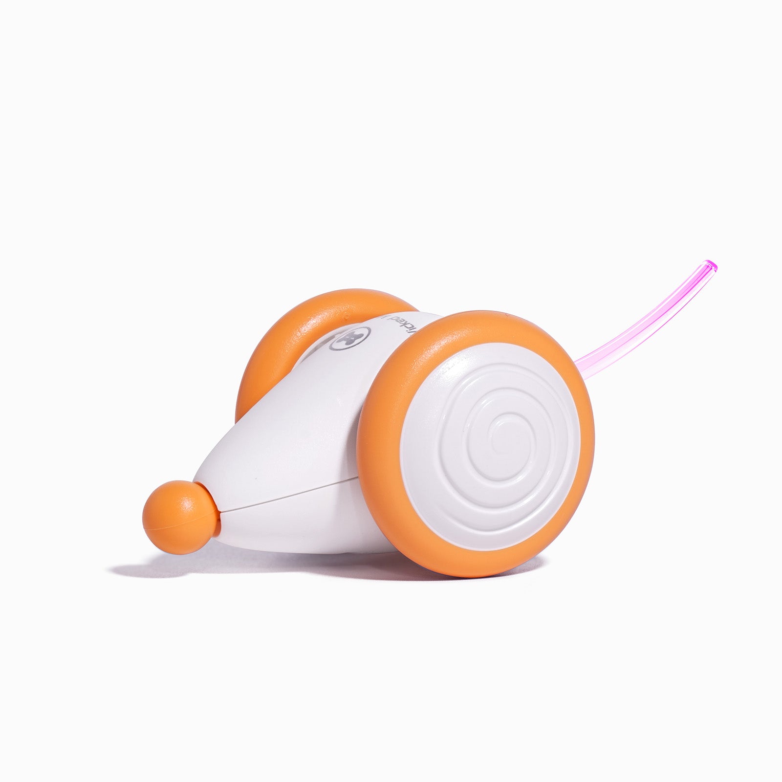 Wicked Mouse cat toy with LED tail and wheels