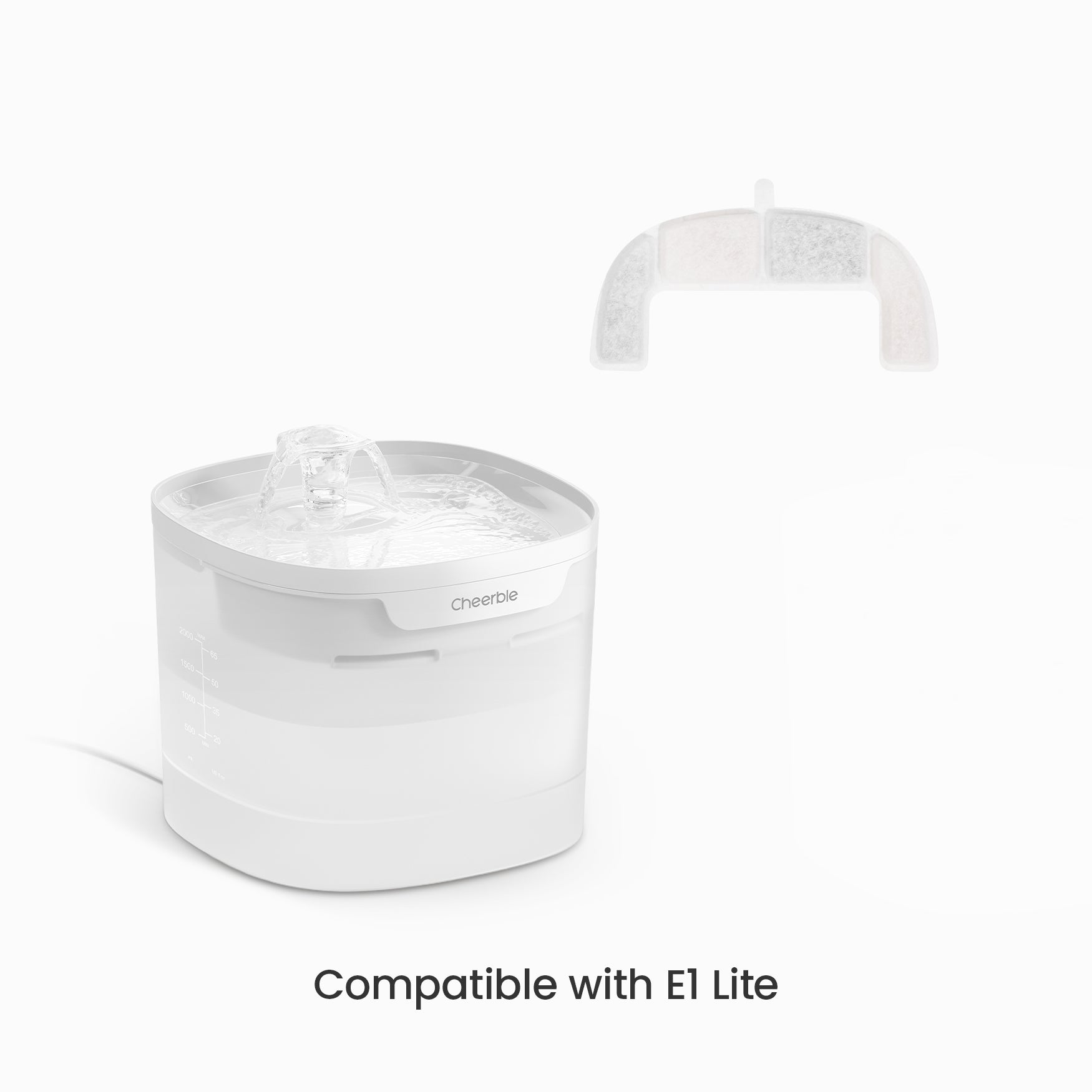 Pet Fountain Replacement Filters for E1 Lite