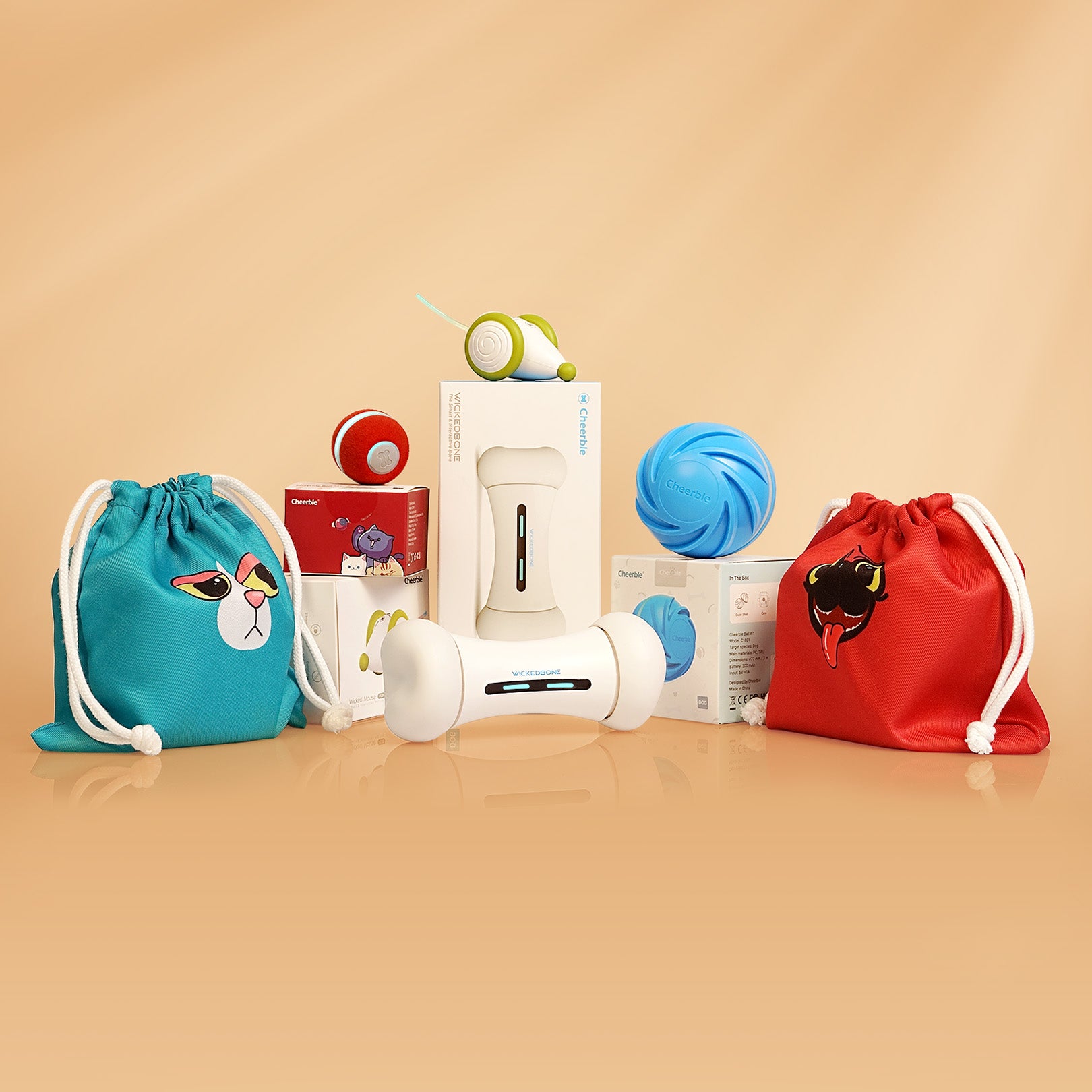 Cheerble Giveback Bundle featuring interactive pet toys