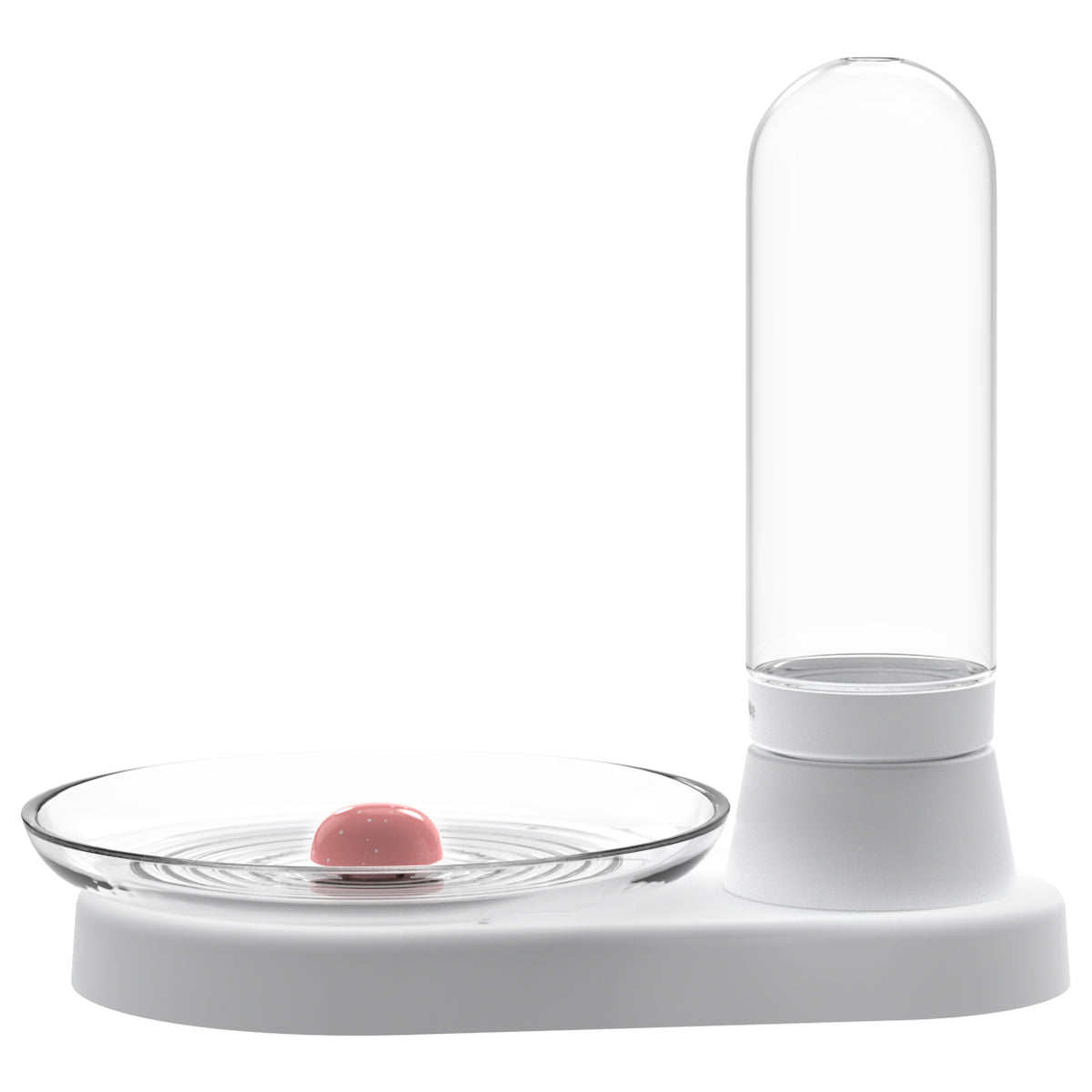 KittySpring non-electric cat fountain, clear design