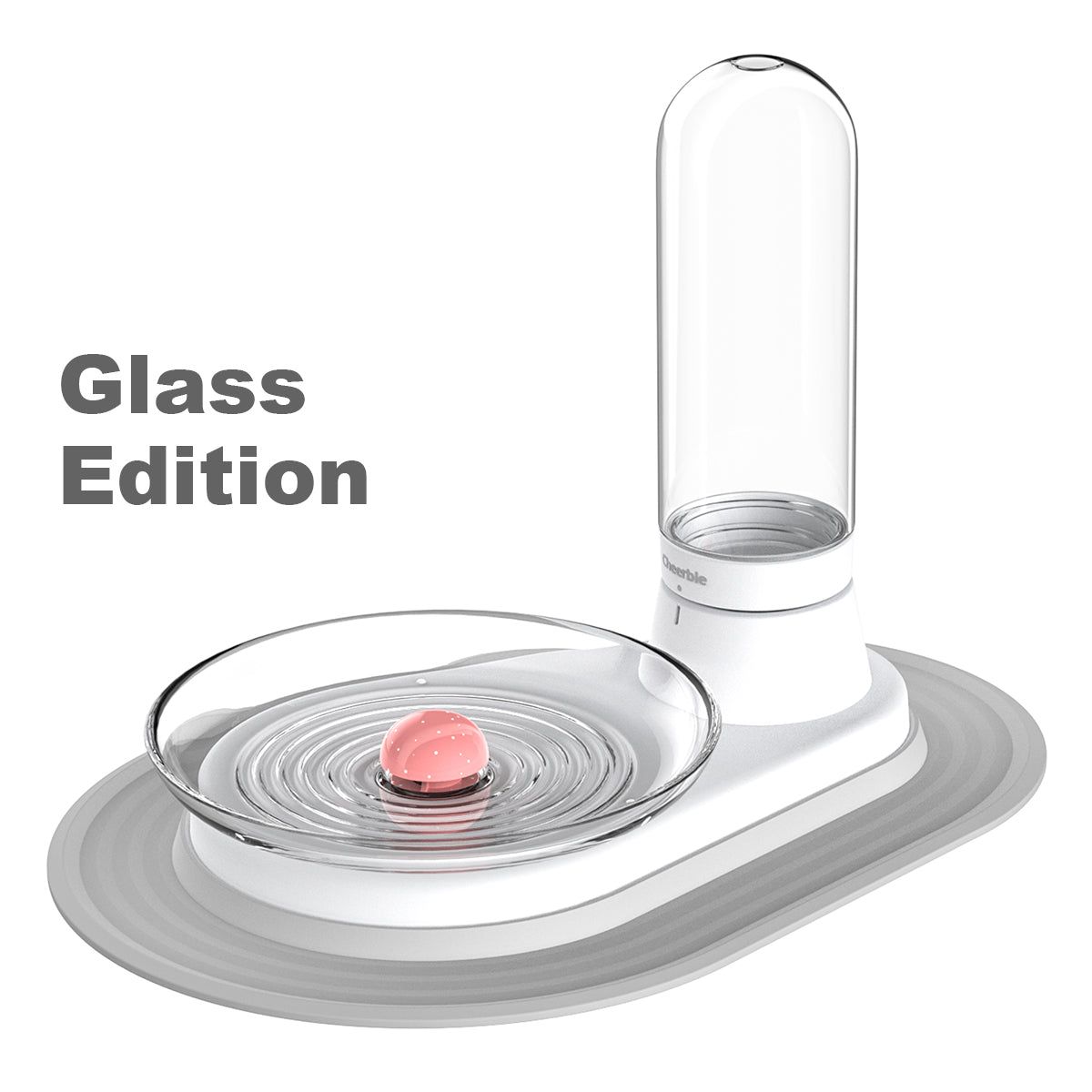 KittySpring Combo Glass Edition water fountain