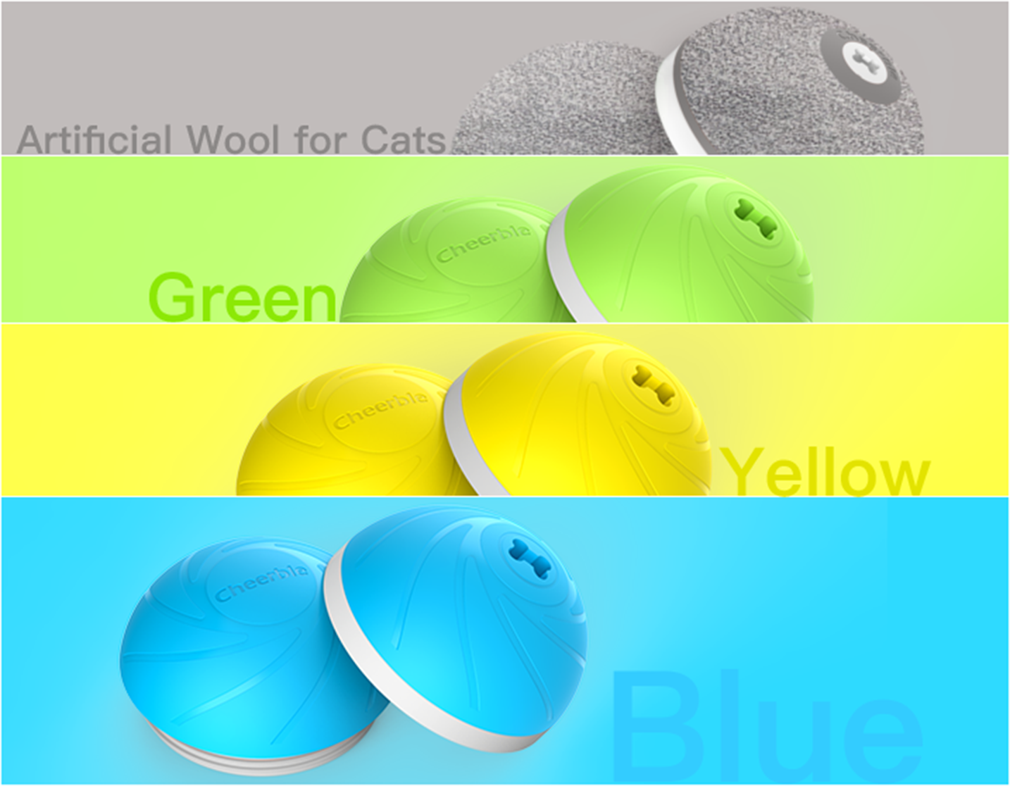 Cheerble Wicked Ball Outer Shell color options