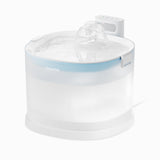 White Cheerble Elfin E1 pumpless pet fountain with external smart base