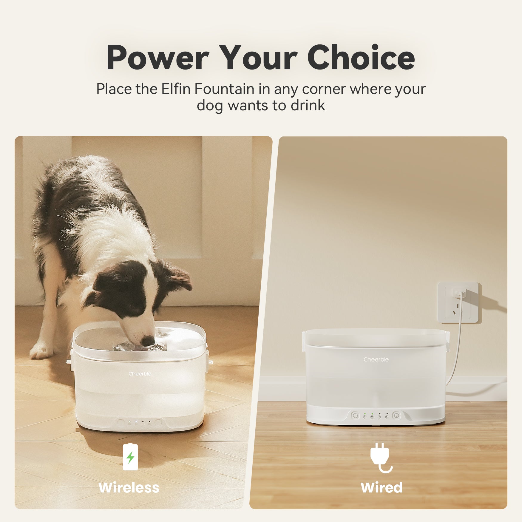 エルフィン給水器　D1 PRO　犬 Pet Fountain Elfin D1 Pro | Fresh Water for Dog | Buy Now