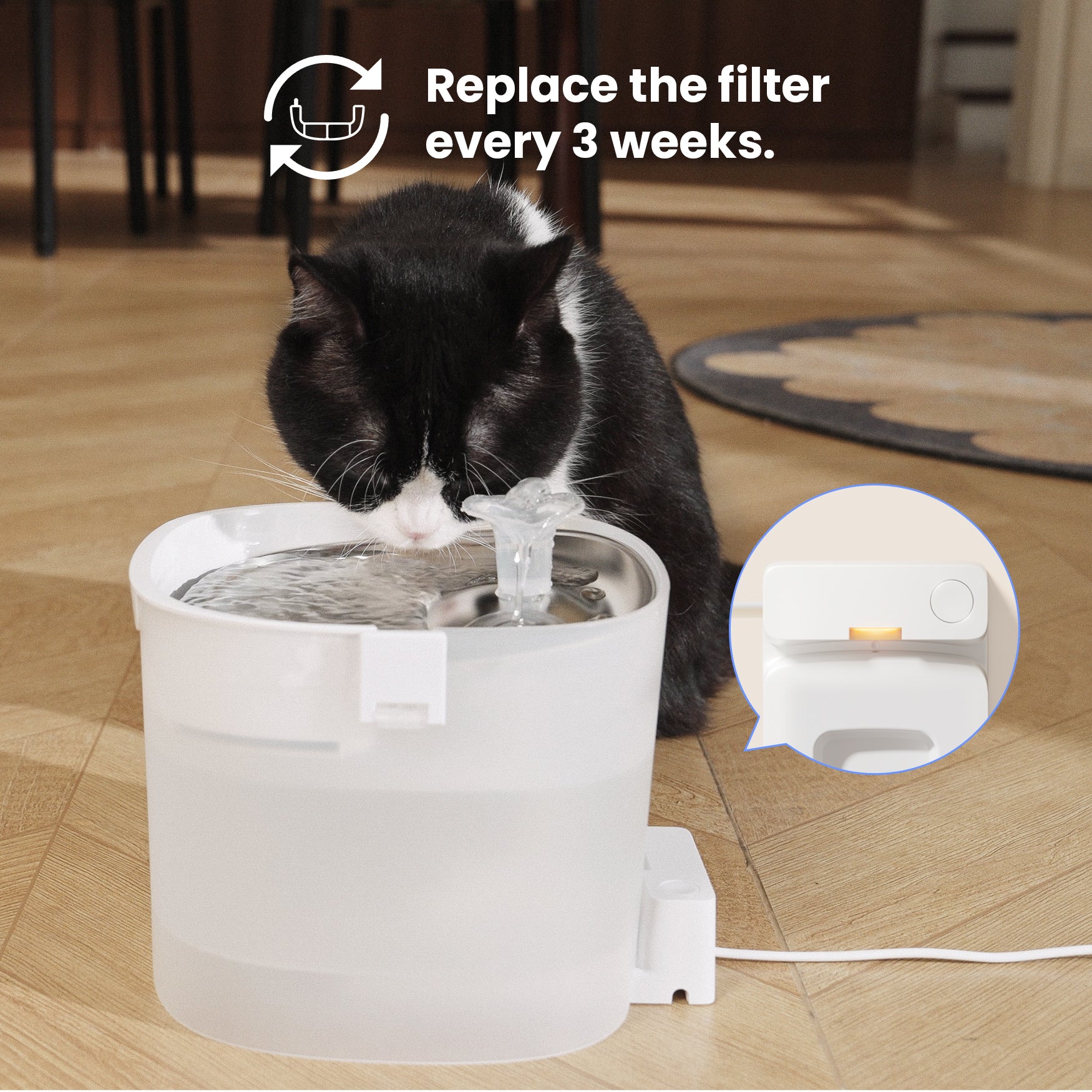 Pet Fountain Replacement Filters for E1S
