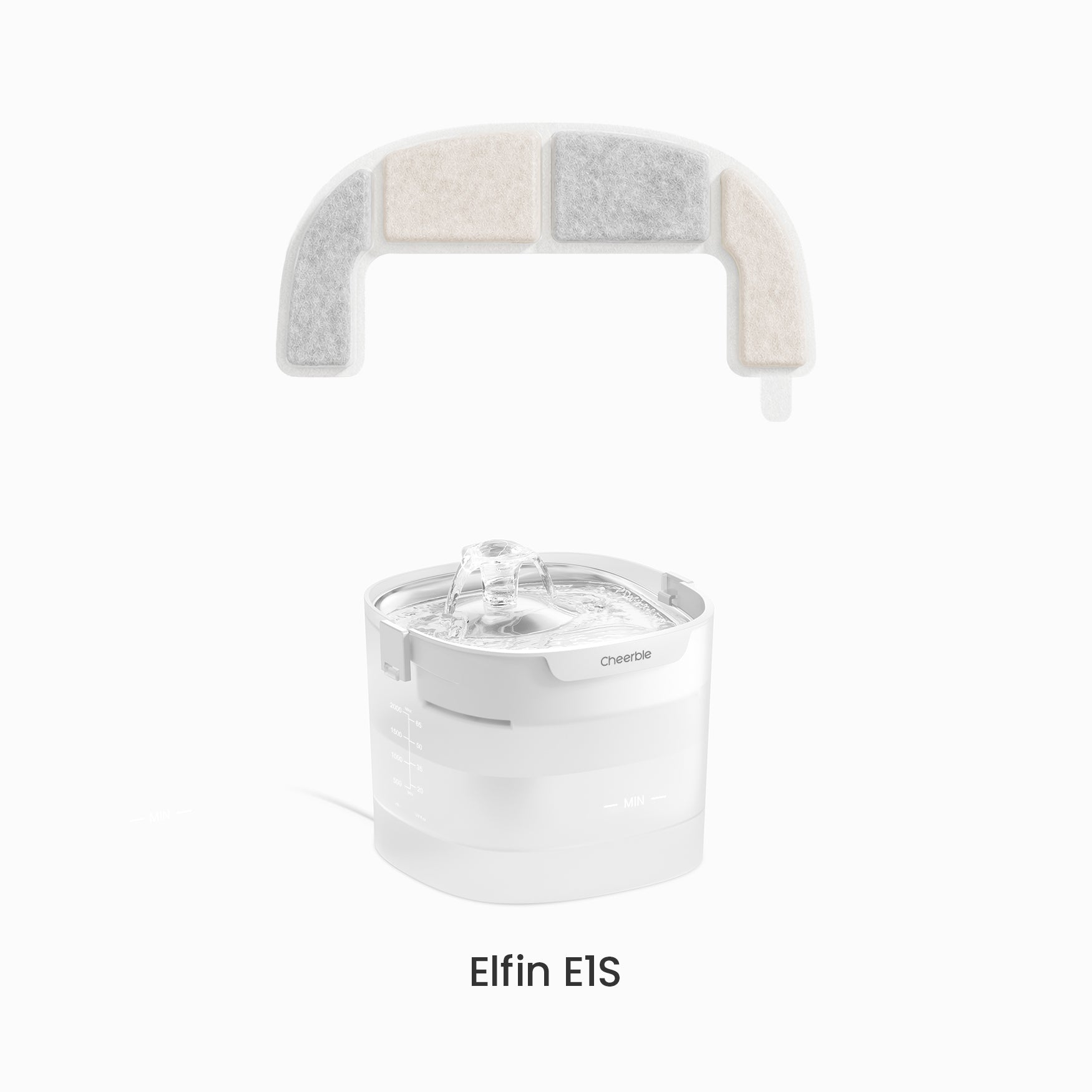 Pet Fountain Replacement Filters for E1S