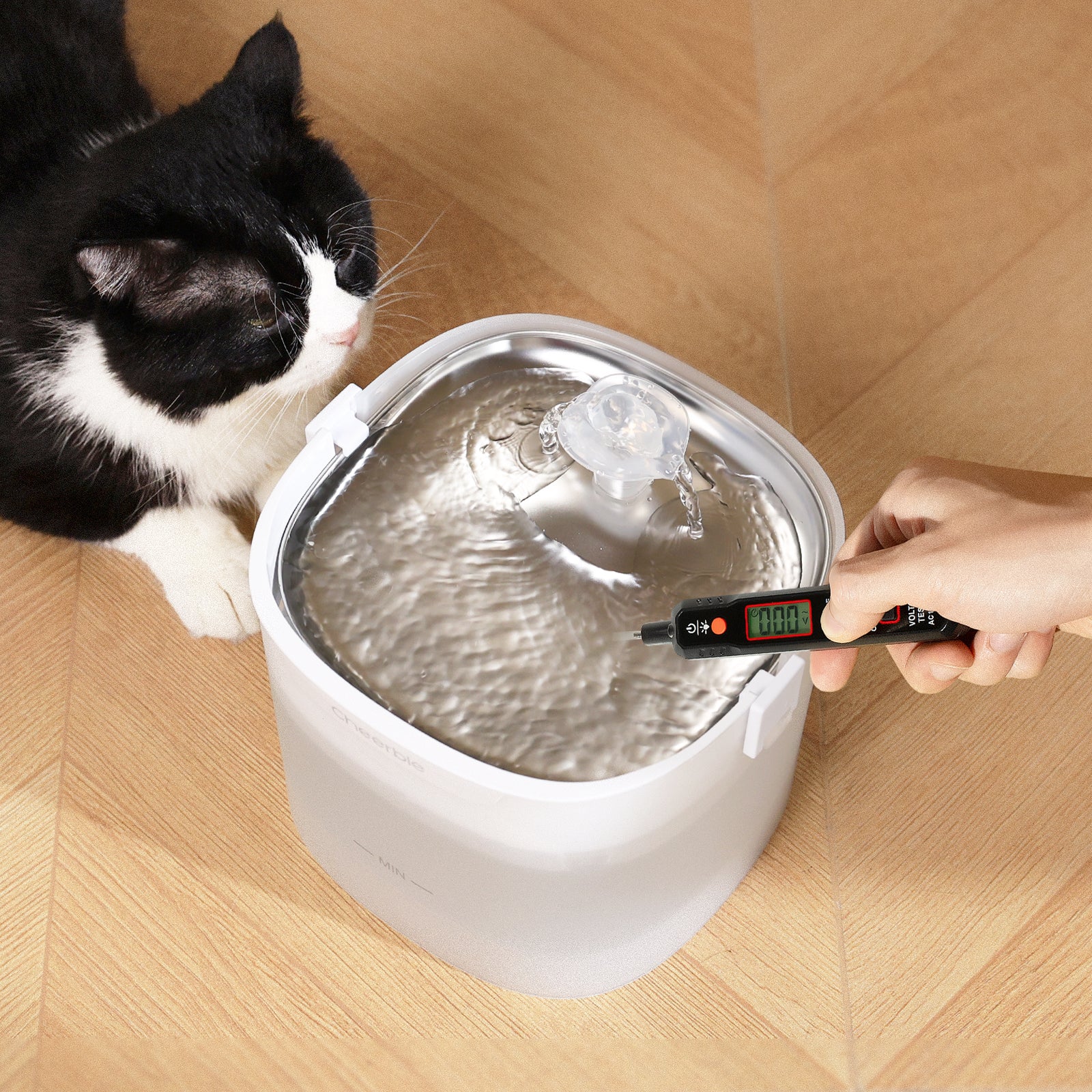 Pet Fountain Elfin E1S | Stainless Steel | Cheerble