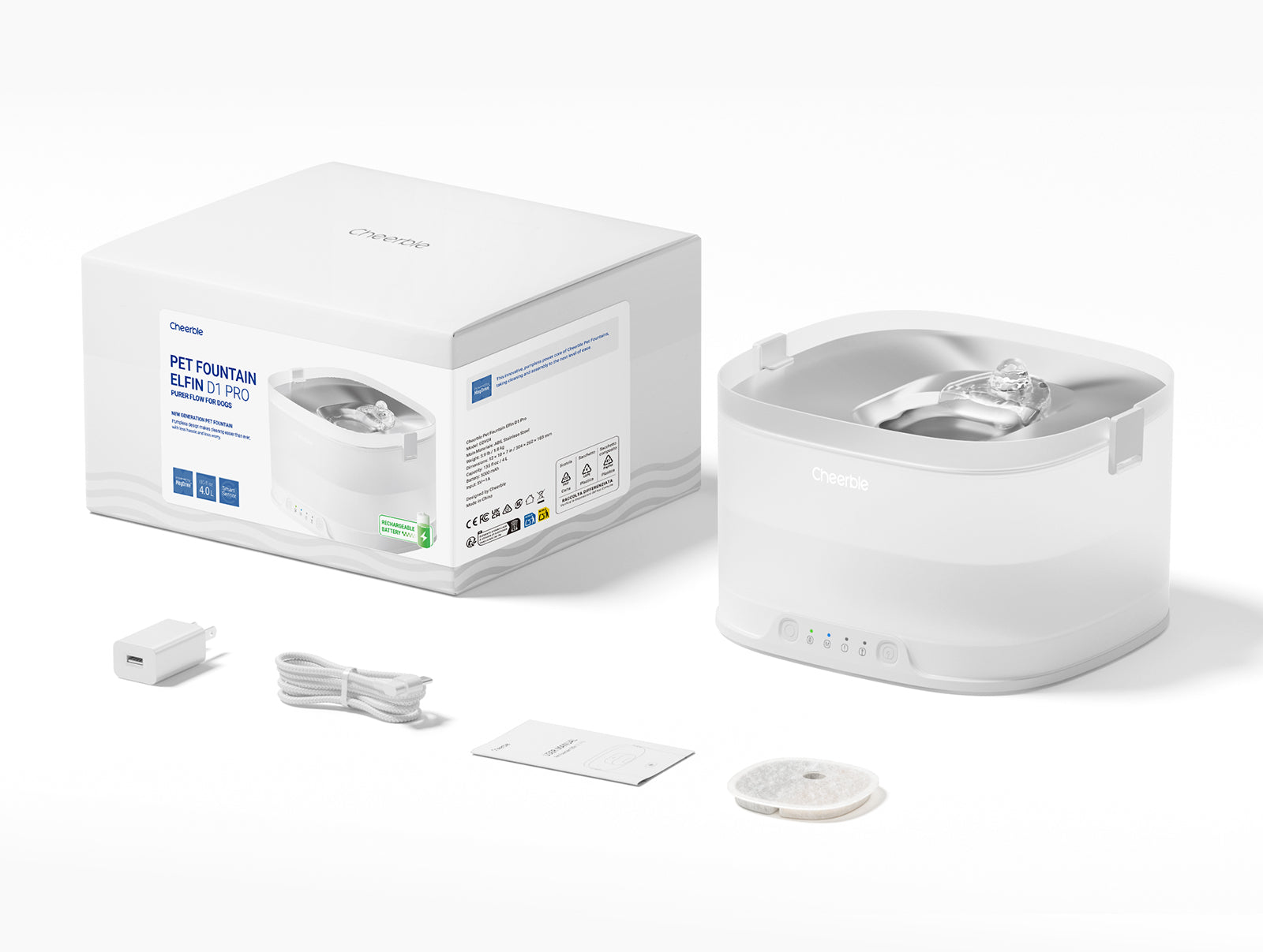 ペット給水器 Elfin D1 Pro｜愛犬用新鮮なお水｜今すぐ購入