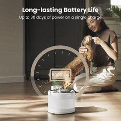 @en Cheerble Pet Fountain Elfin E1+ - Long-lasting Battery Life