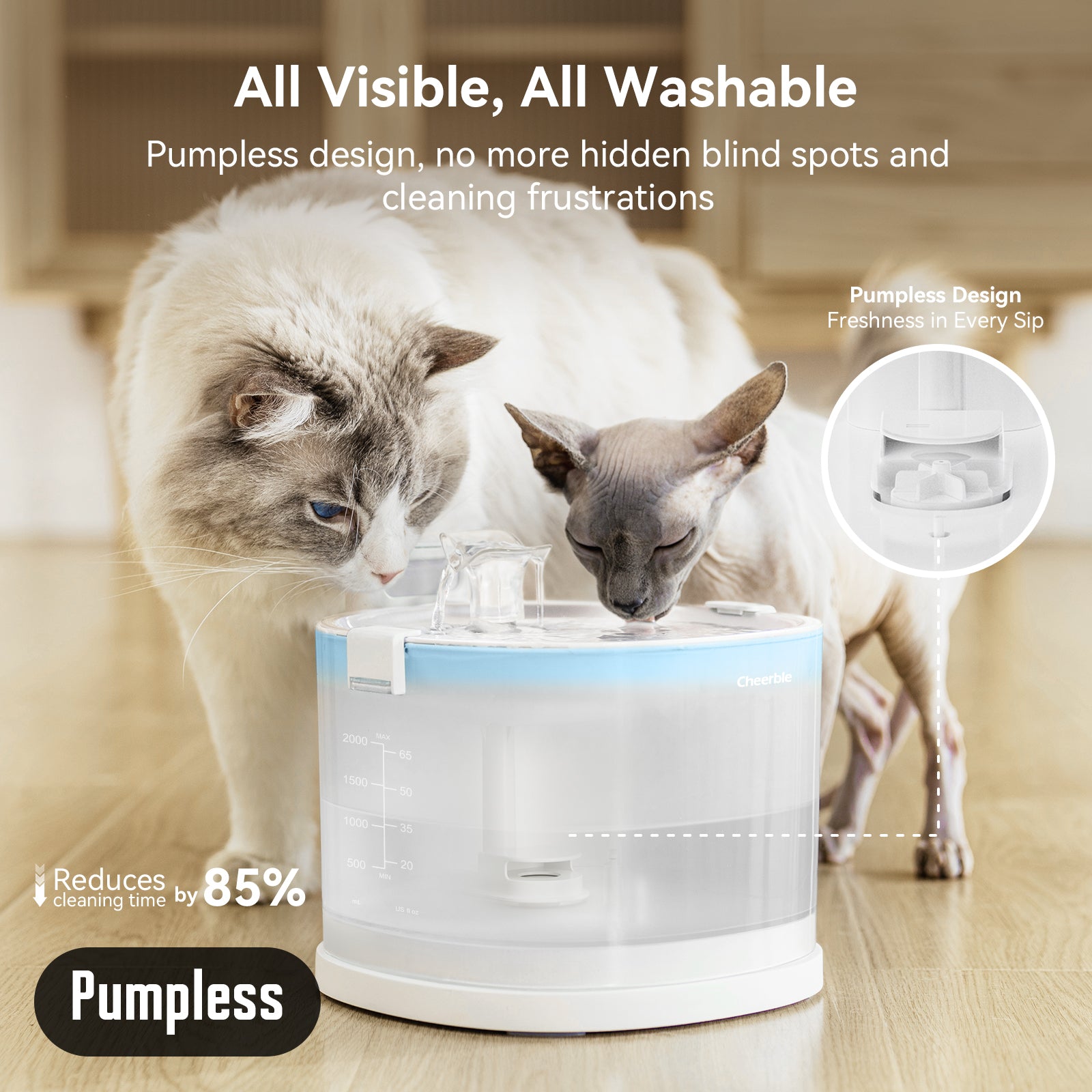 Pet Fountain Elfin E1 | Clean Water, Happy Pets!