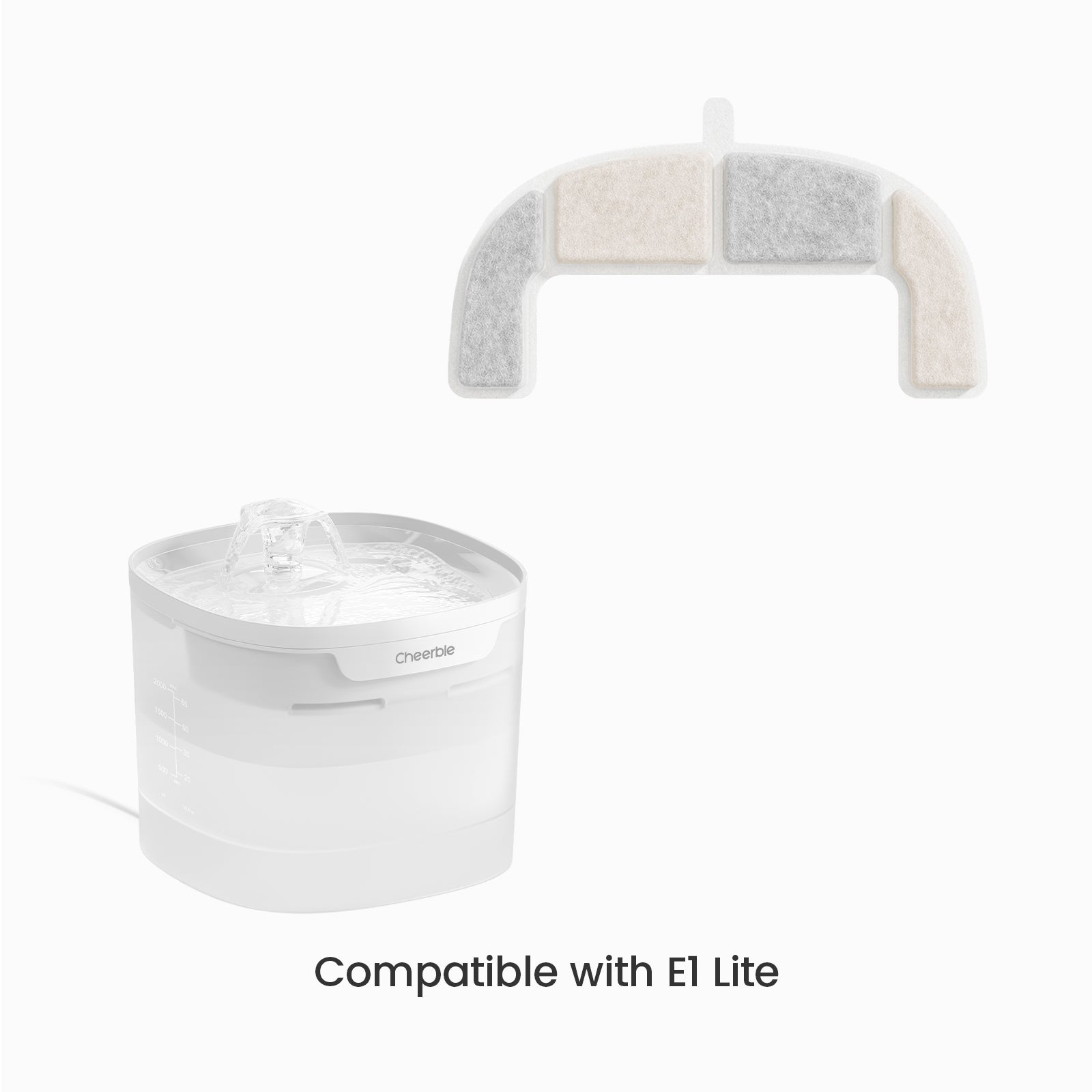 Pet Fountain Replacement Filters for E1 Lite